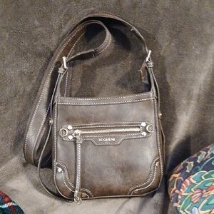 Elegant Brown Crossbody Bag by